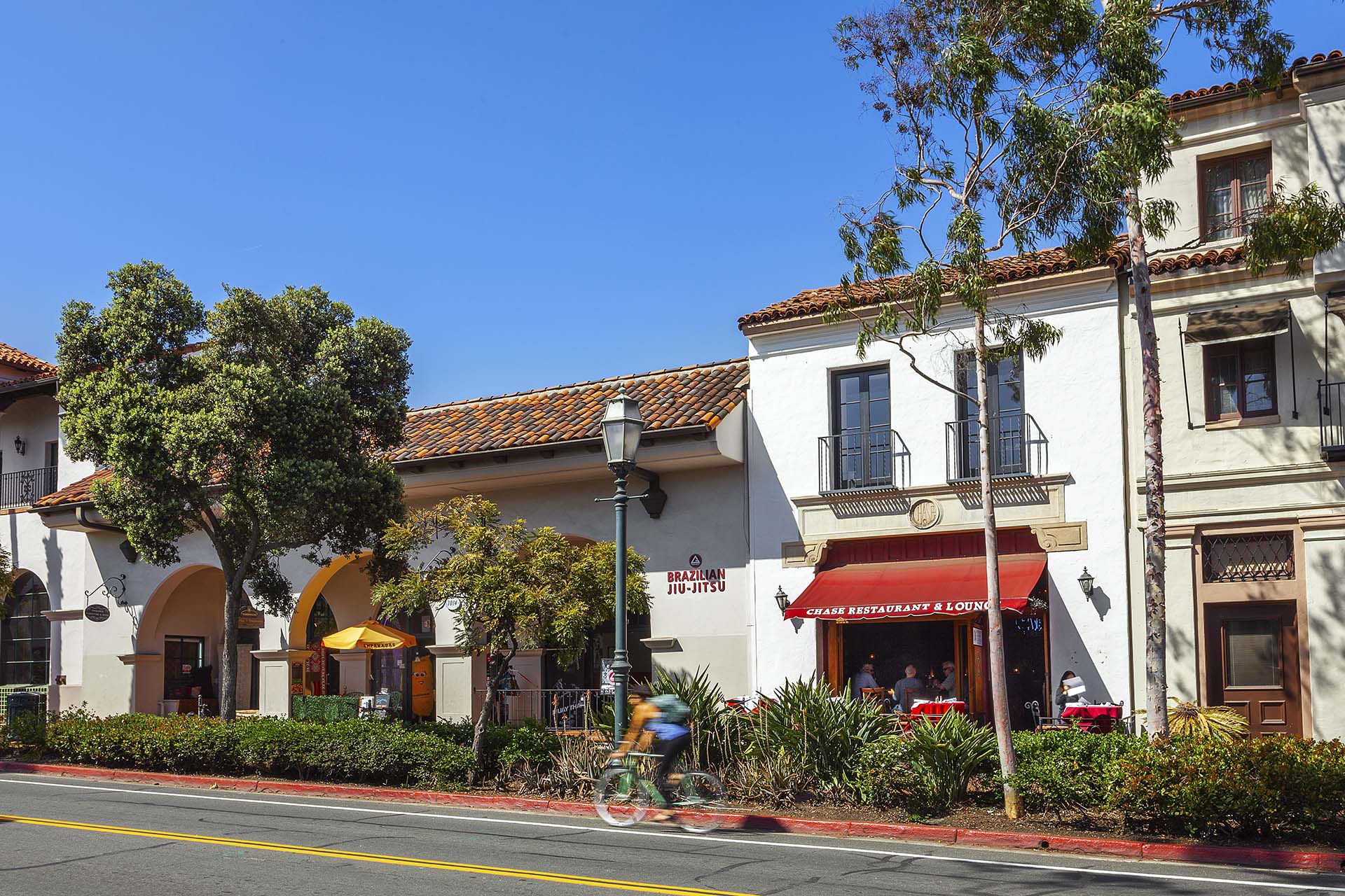 The Chase Building commercial property with lush landscaping.